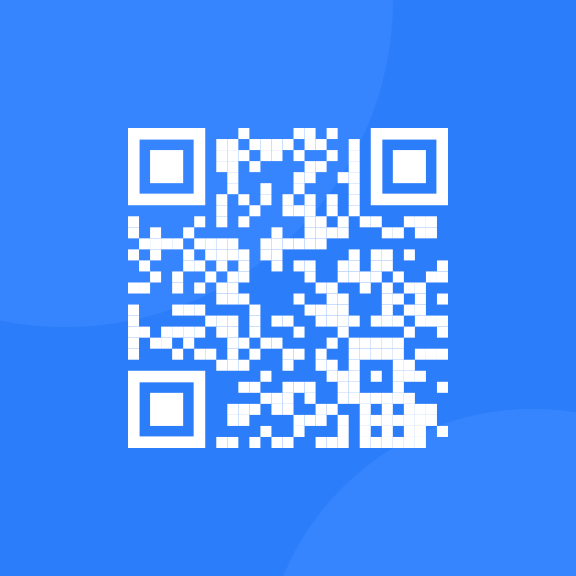 A QR code leading to the website Frontend Mentor.io where you can do real world projects of front-end development